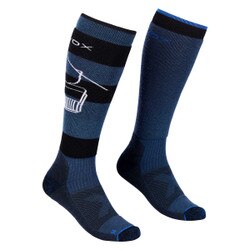 Ortovox Free Ride Long Sock Men's in Petrol Blue